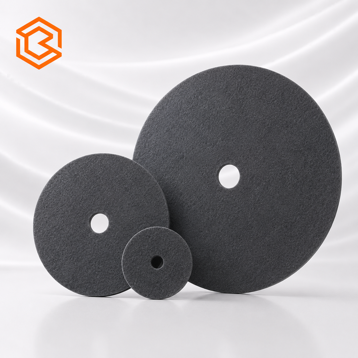 Sri Bharathi circular activated-carbon filter pads in multiple diameters