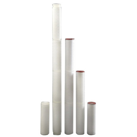 Polypropylene pleated filter cartridges in multiple lengths