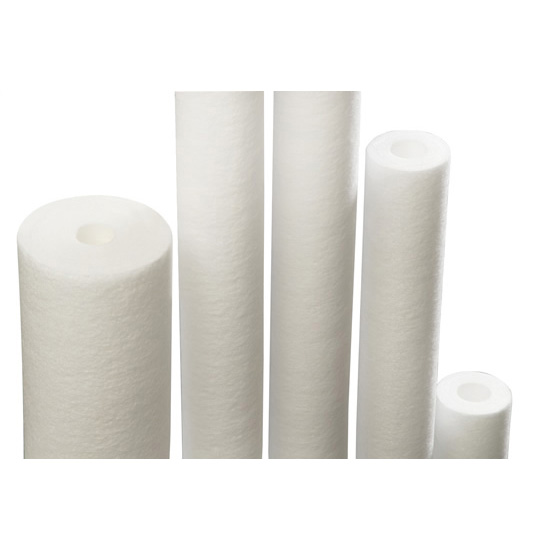 Polypropylene spun-bonded depth cartridges in several diameters and lengths