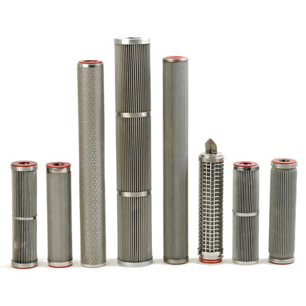 Stainless-steel filter cartridges for demanding chemical filtration duties